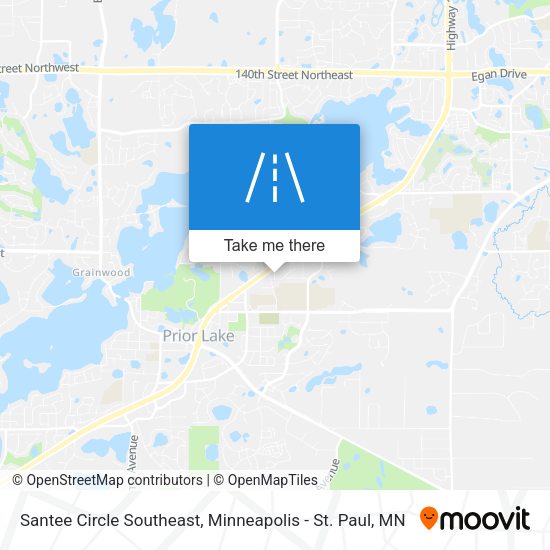 Santee Circle Southeast map