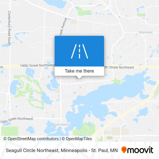 Mapa de Seagull Circle Northeast