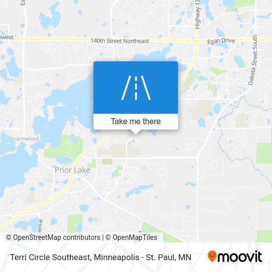 Mapa de Terri Circle Southeast