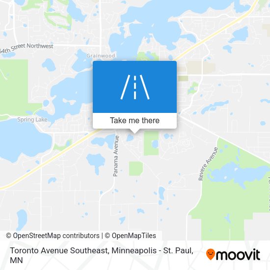 Toronto Avenue Southeast map