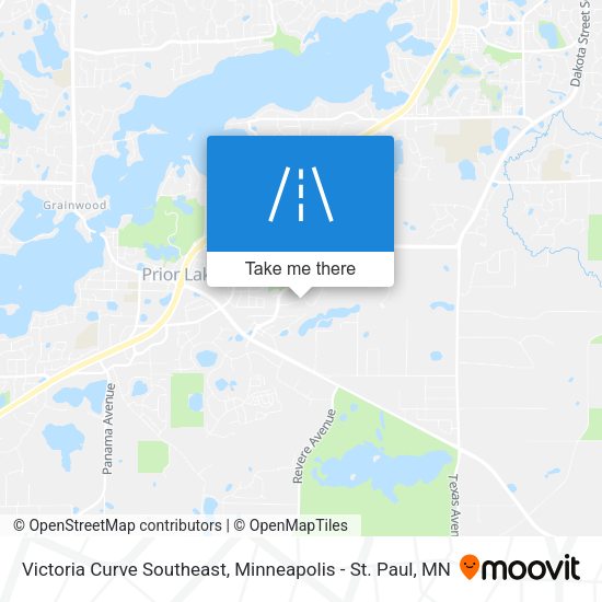 Mapa de Victoria Curve Southeast