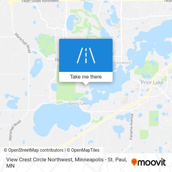 Mapa de View Crest Circle Northwest