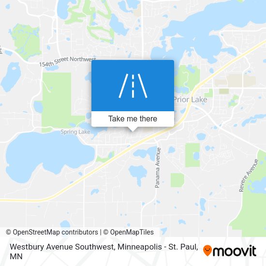 Mapa de Westbury Avenue Southwest