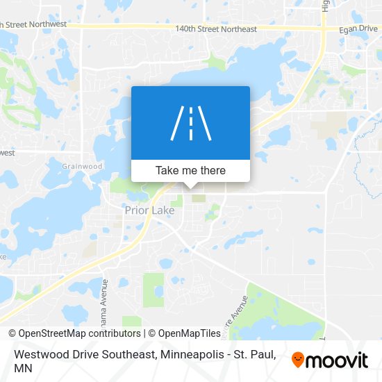 Westwood Drive Southeast map