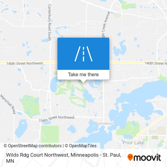 Mapa de Wilds Rdg Court Northwest