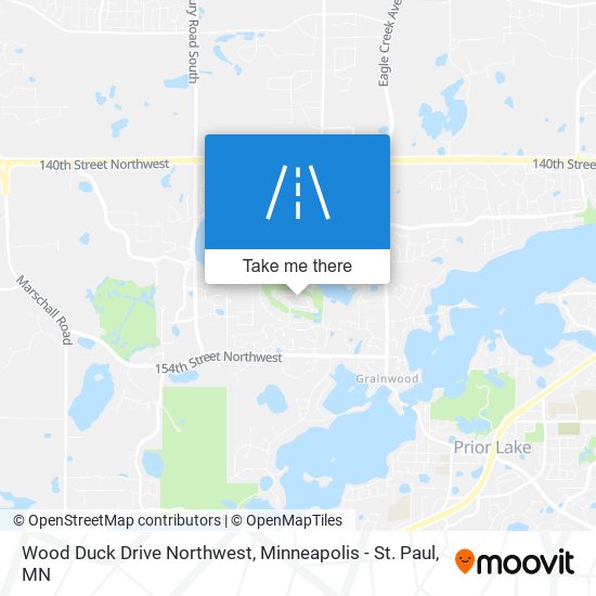 Mapa de Wood Duck Drive Northwest