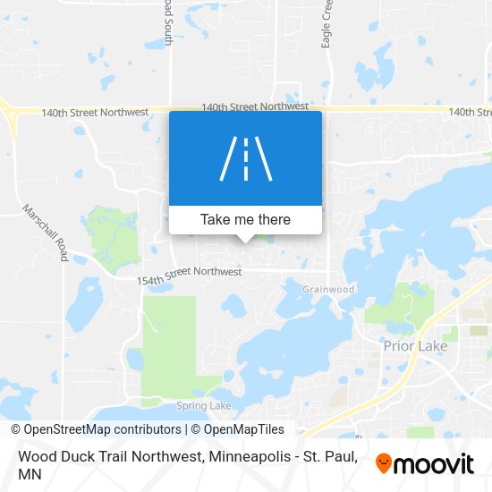 Mapa de Wood Duck Trail Northwest