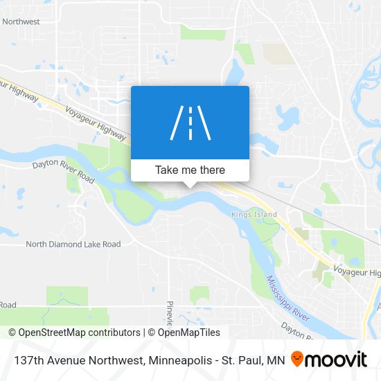 Mapa de 137th Avenue Northwest