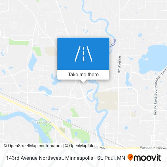 Mapa de 143rd Avenue Northwest
