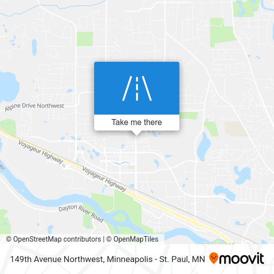 149th Avenue Northwest map