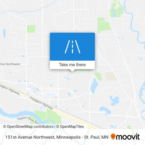 Mapa de 151st Avenue Northwest
