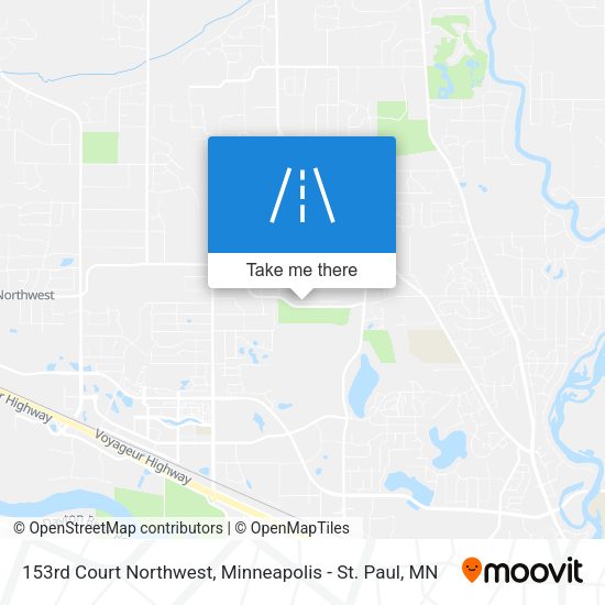 Mapa de 153rd Court Northwest