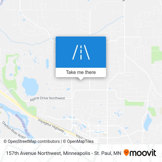 Mapa de 157th Avenue Northwest