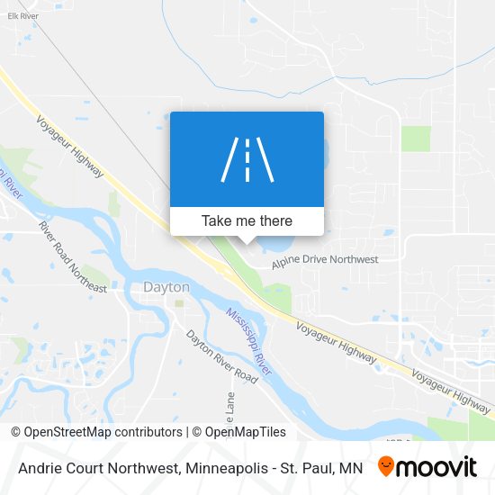 Andrie Court Northwest map