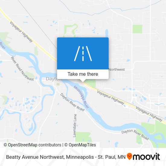 Mapa de Beatty Avenue Northwest
