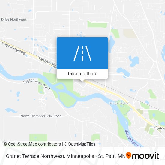 Granet Terrace Northwest map