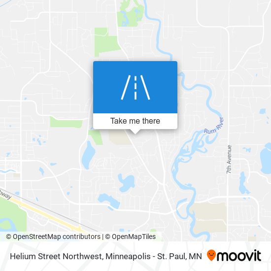 Mapa de Helium Street Northwest