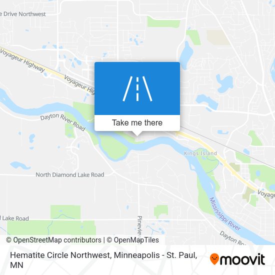 Mapa de Hematite Circle Northwest