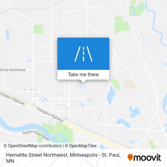 Hematite Street Northwest map