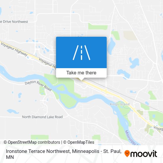 Ironstone Terrace Northwest map