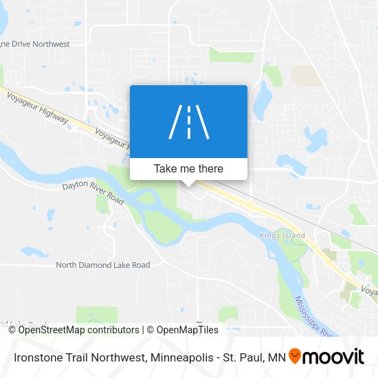Ironstone Trail Northwest map
