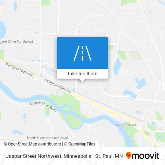 Jaspar Street Northwest map