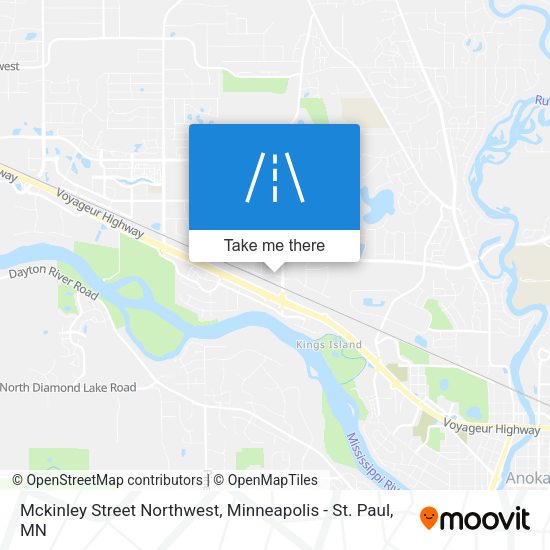 Mapa de Mckinley Street Northwest