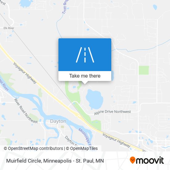 Mapa de Muirfield Circle
