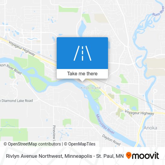 Mapa de Rivlyn Avenue Northwest