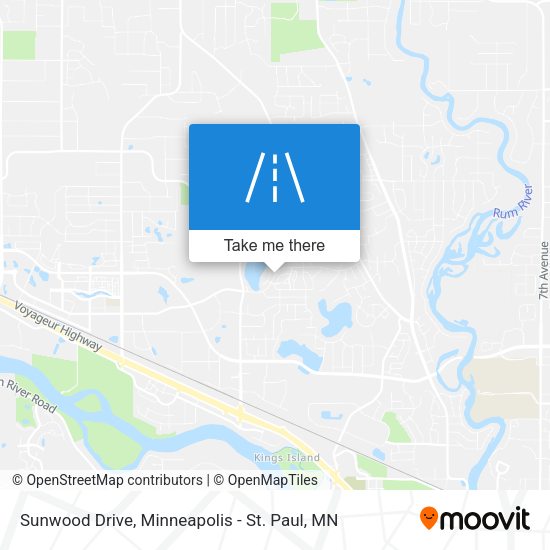Sunwood Drive map