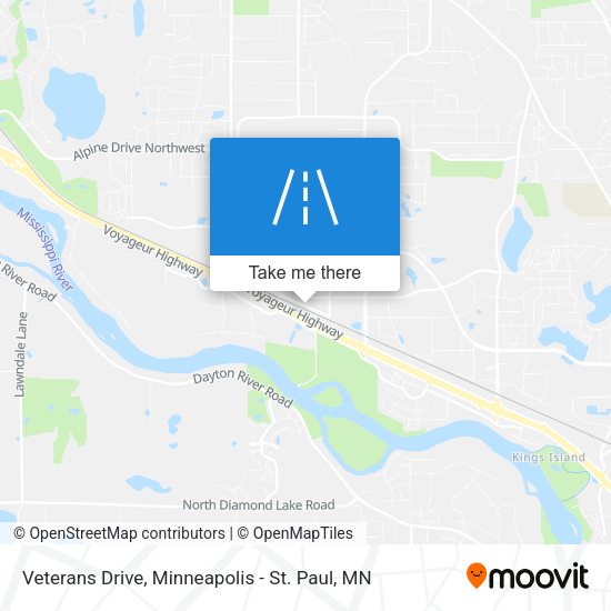 Veterans Drive map