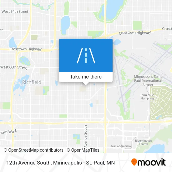 Mapa de 12th Avenue South