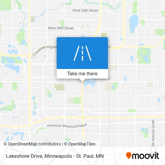 Mapa de Lakeshore Drive