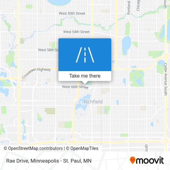 Rae Drive map