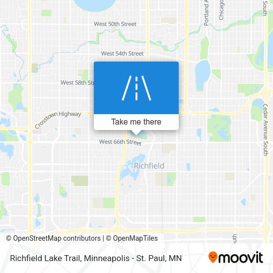 Mapa de Richfield Lake Trail