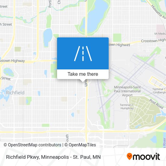 Richfield Pkwy map