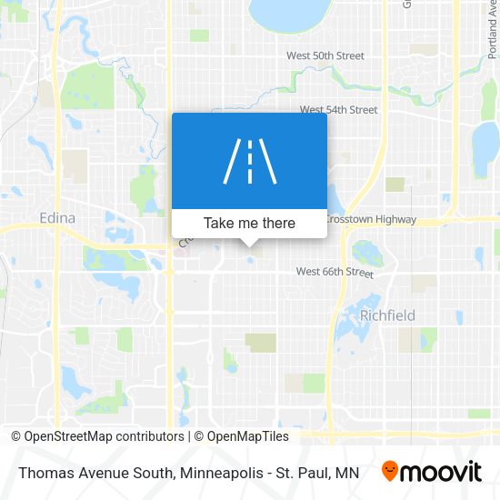 Mapa de Thomas Avenue South