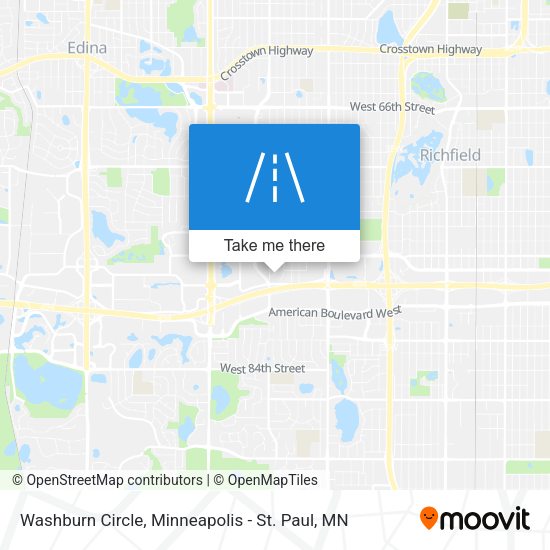 Washburn Circle map