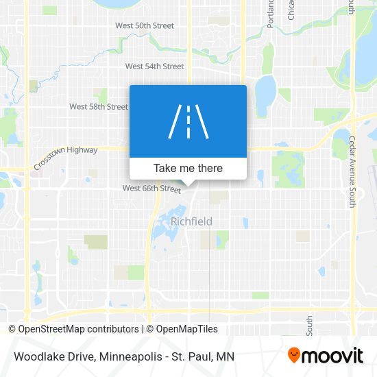 Woodlake Drive map