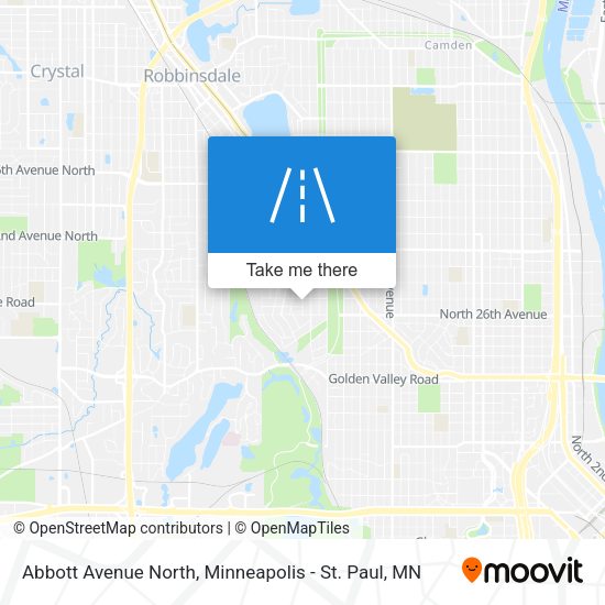 Abbott Avenue North map