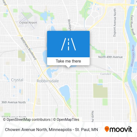 Mapa de Chowen Avenue North