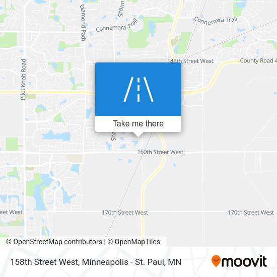 Mapa de 158th Street West
