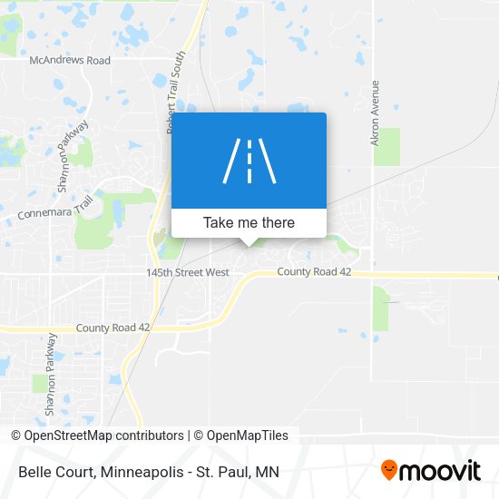 Belle Court map