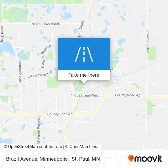 Brazil Avenue map