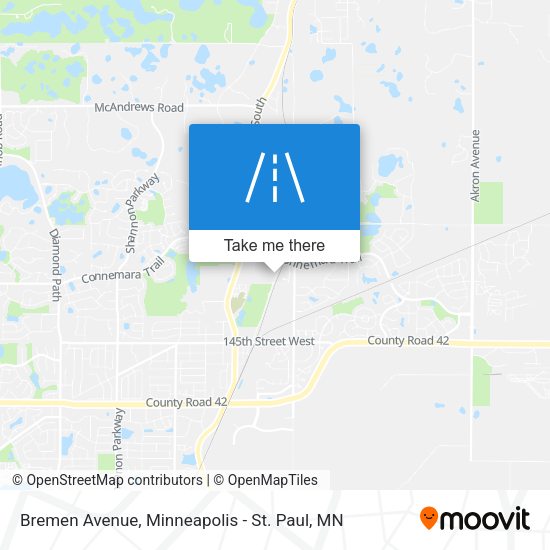Bremen Avenue map