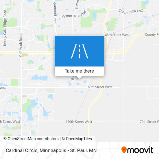 Mapa de Cardinal Circle