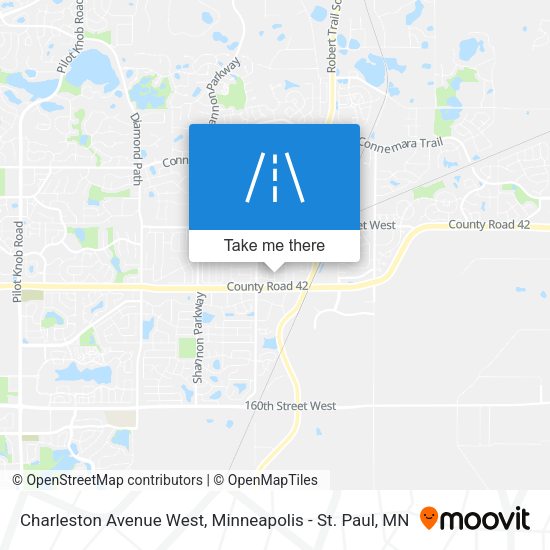 Charleston Avenue West map