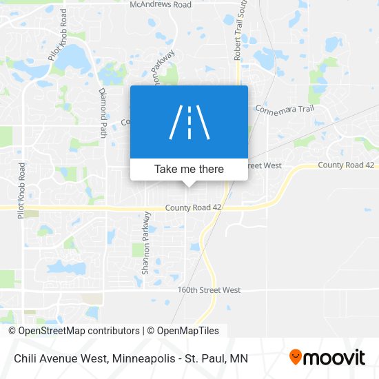 Mapa de Chili Avenue West