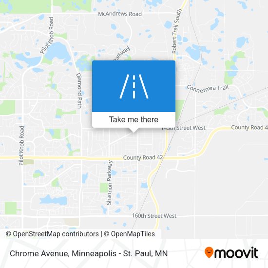 Mapa de Chrome Avenue