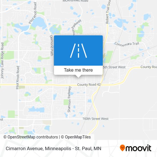 Cimarron Avenue map